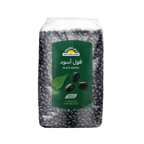 فول اسود عضوي ارض الطبيعة 500 جم