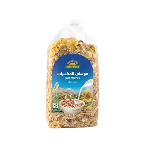 موسلي المكسرات عضوي ارض الطبيعة 500 جم