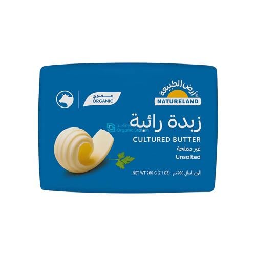 زبدة رائبة غير مملحة ارض الطبيعة 150 جم