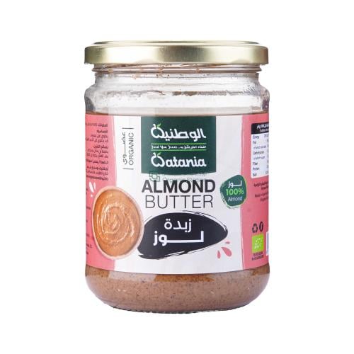زبدة اللوز العضوي الوطنية