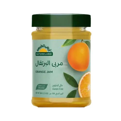 مربى البرتقال عضوي ارض الطبيعة 200جم