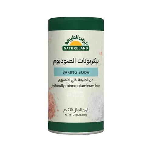 بيكربونات الصوديوم عضوى ارض الطبيعة 230جم
