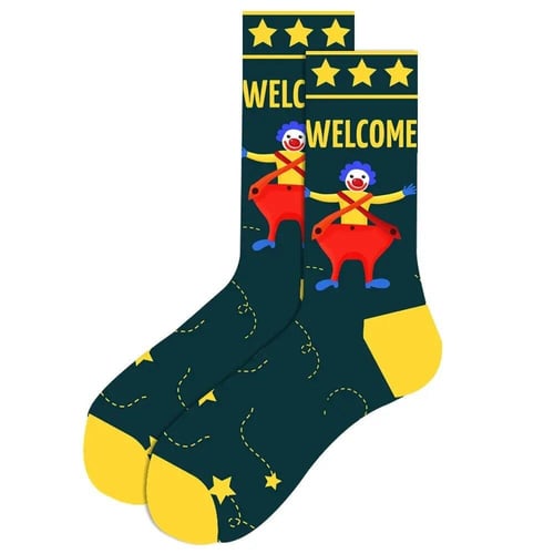 مجموعة جوارب "فن الخطوات" – تشكيلة جوارب قطنية طوي...