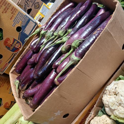 باذنجان احمر طويل 15 كيلو