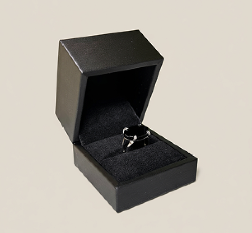 خاتم فضة ملكي مخلب اسود