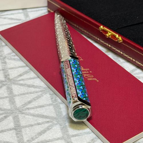 قلم سري سداسي فيروزي مموج