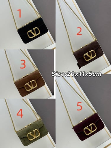 شنطة ڤالنتينو مخمل