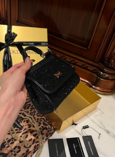 دولتشي Dolce & Gabbana lizard pattern full diamond...