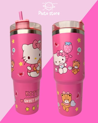 زمزمية هيلو كيتي حافظة للحرارة والبرودة