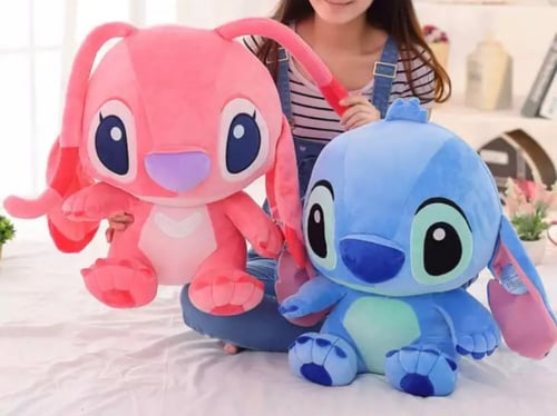 دمية ستيتش وردي (انجل) حجم كبير