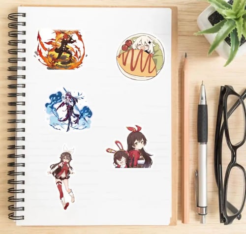 ستيكرات انمي مكس 25 حبة