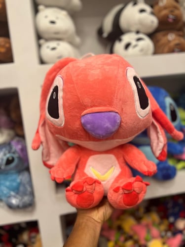 دمية ستيتش وردي وسط (انجل)