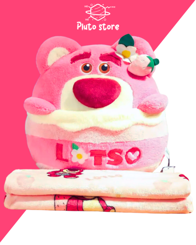 دمية و مخدة و بطانية لوتسو زهري