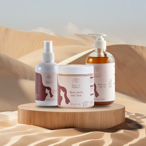 بكـج العنايـة بالشعر ( تونك + زيت + ماسك )