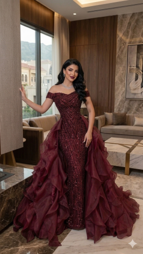 فستان مناهل