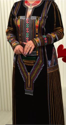 جلابيه عسيرى مخمل تقليدى vvip