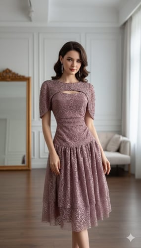 فستان رند ثلاث الوان