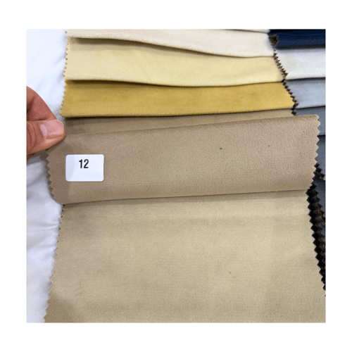 سرير لوفيرا مع سرير سفلي و خلفية حرف L -قماش مخمل...