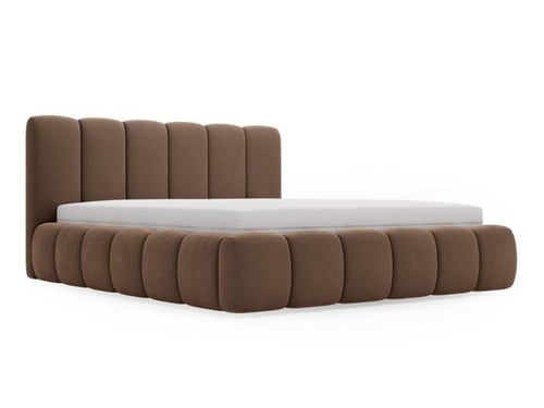 سرير بانوراما الفندقي - قماش مخمل قطيفة