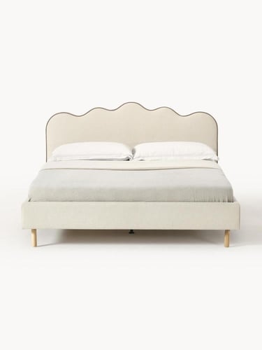 سرير 23 سبتمبر الفندقي بقماش شنيل