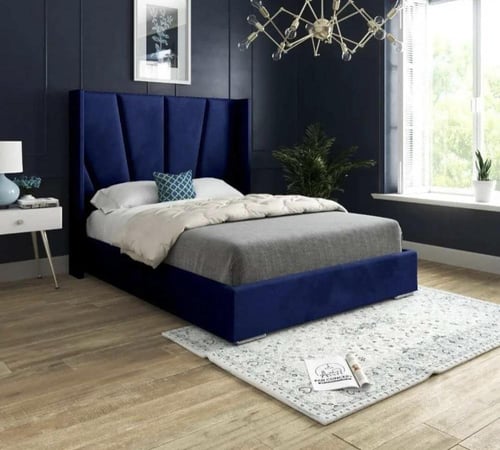 سرير جوليانا الفندقي - قماش مخمل قطيفة