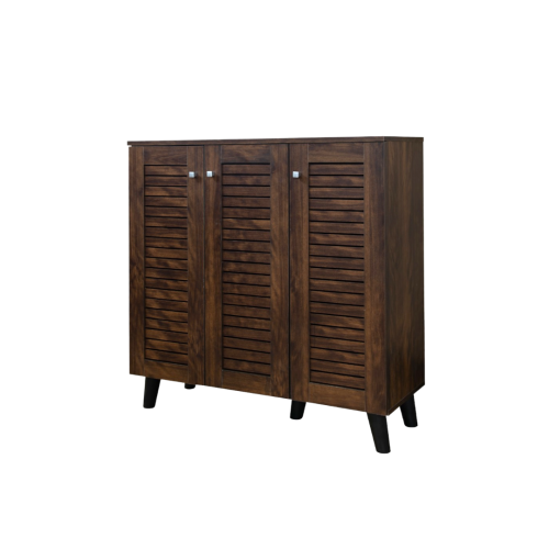 دولاب جزامة خشب ماليزي لون بني غامق 3 ابواب SC-903