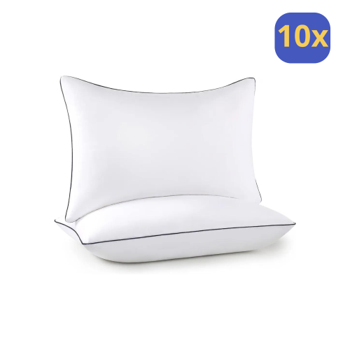 مخدة مايكروفايبر فندقية 1200 عدد 10 حبات