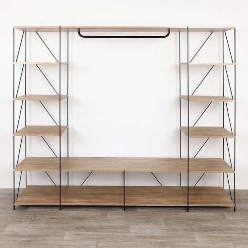 رفوف تخزين مه تعليق ملابس متعدد الاستخدام بتصميم ع...