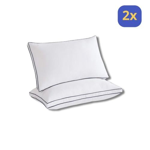 مخدة مايكروفايبر فندقية 2 حبات 1500 جرام