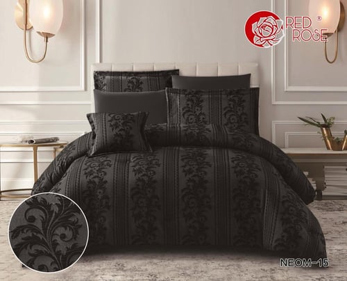 لحاف نيوم جاكار مايكروفايبر ناعم مفرد