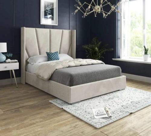 سرير جوليانا الفندقي - قماش مخمل قطيفة