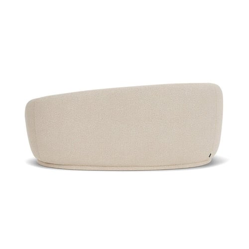 كنبة مودرن للشخصين بقماش بوكليه