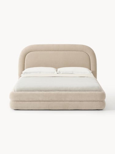 سرير V I P الفندقي بقماش بوكليه