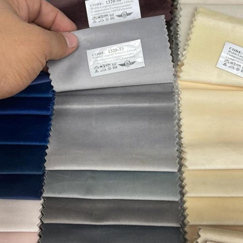 سرير فندقي بقماش مخمل 120x200