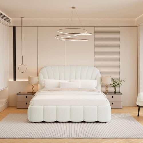 سرير كاليفورنيا الفندقي بقماش شنيل