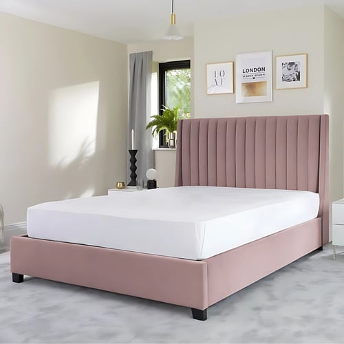 سرير اوستن الفندقي بقماش مخمل . متوفر جميع المقاسا...