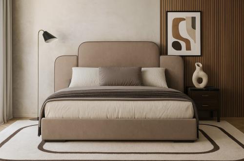 سرير كايلين الفندقي - قماش مخمل قطيفة