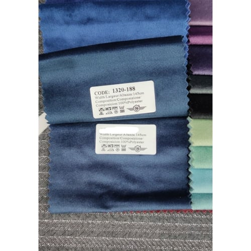 سرير فيكتوريا الفندقي بقماش مخمل . متعددة المقاسات