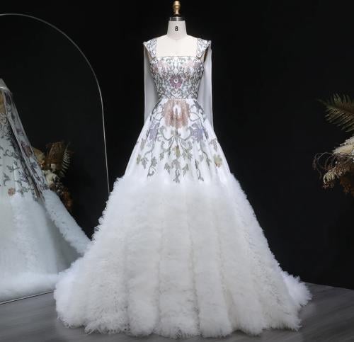 فستان زفاف ليلة العمر فاخر من سمارا بوتيك-W3