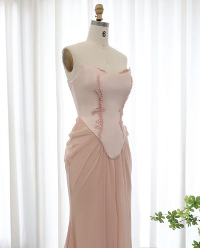 فستان سهرة ناعم من سمارا بوتيك-S26