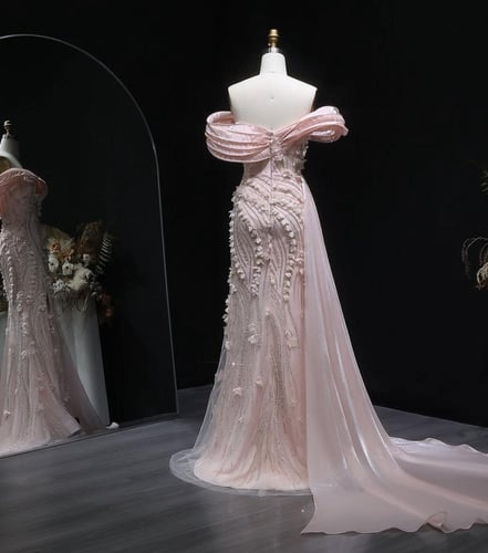 فستان سهرة راقي من سمارا بوتيك-A130