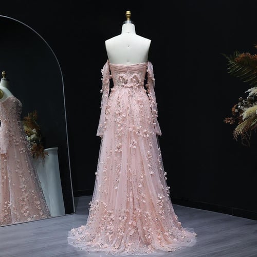 فستان سهرة ورود ثلاثية الأبعاد من سمارا بوتيك-P50