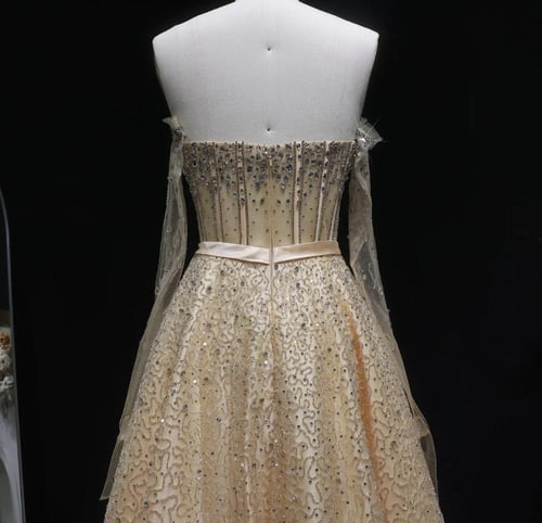 فستان ملكة راقي جديد من سمارا بوتيك-P81