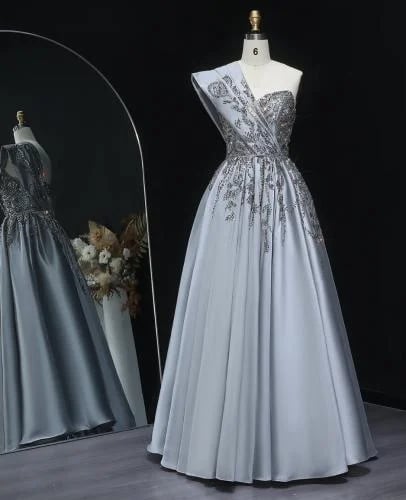 Soft grey dress from Samara Boutique - S156