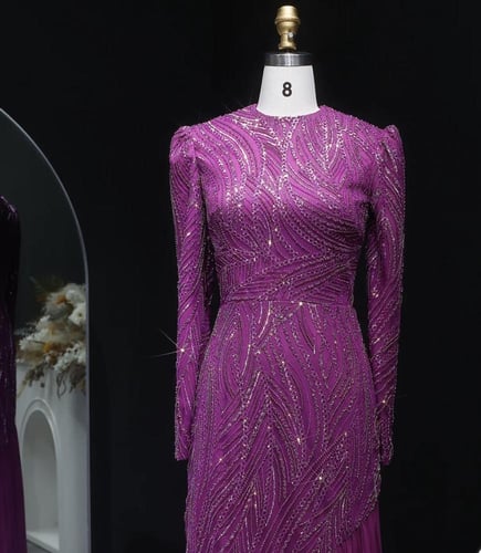 فستان سهرة راقي من سمارا بوتيك-E107