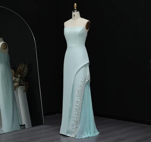 فستان سهرة خطوبة ناعم من سمارا بوتيك-P83