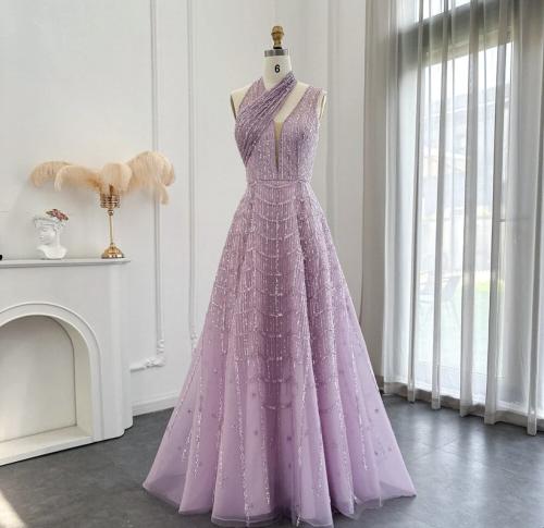 فستان سهرة بتطريز يدوي من سمارا بوتيك-P23