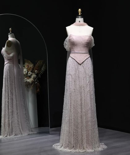 فستان سهرة مذهل من سمارا بوتيك-E87