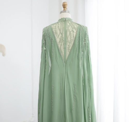 فستان سهرة تطريز يدوي من سمارا بوتيك-A41