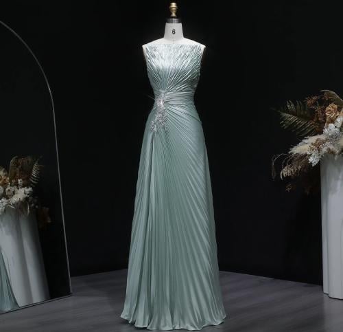 فستان سهرة ناعم من سمارا بوتيك-S150